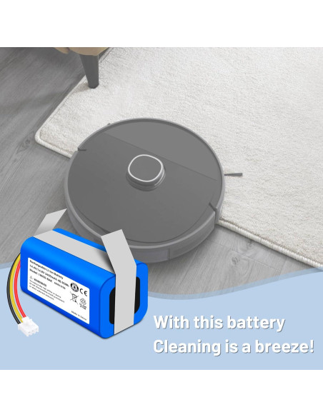 Batería Li-ion 14.4V 3400mAh para Robot Aspiradora Midea M4 Batería Li-ion 14.4V 3400mAh para Robot Aspiradora Midea M4