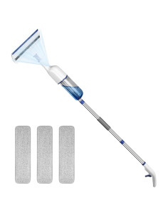 Kit Limpiador de Ventanas 3-en-1 Zioffiel 490ml y Polo 1.26m