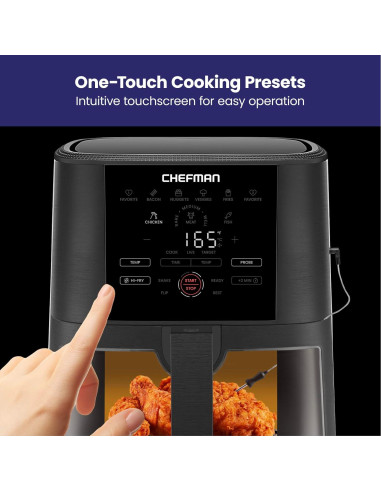 Freidora de Aire Digital Chefman 5 Cuartos con Termómetro