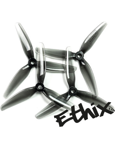 Hélices FPV HQProp Ethix S5 5x4x3 Policarbonato 12.7cm 16pcs