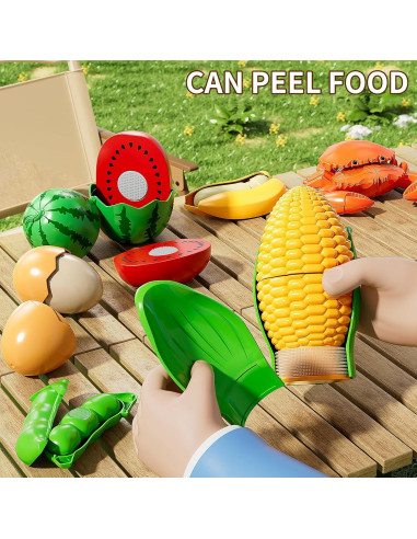 Set de Comida de Juguete NIPLOOOW 40PCS para Niños 3-8 Años