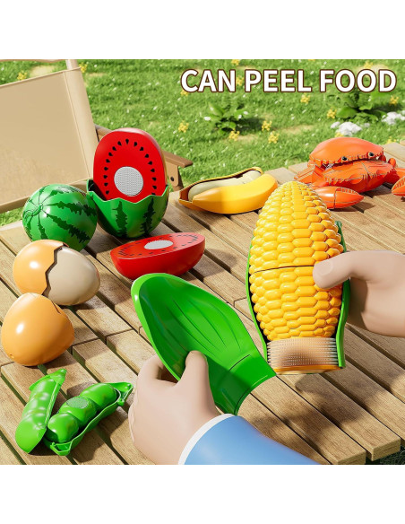 Set de Comida de Juguete NIPLOOOW 40PCS para Niños 3-8 Años