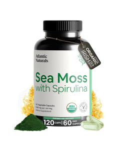 Cápsulas de Musgo Marino Irlandés Atlantic Naturals 120 ct