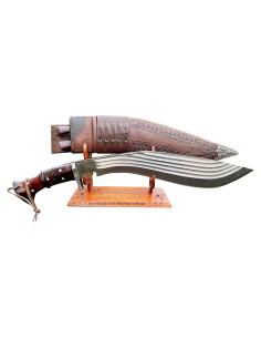Cuchillo Kukri Forjado a Mano EGKH 40.64 cm Acero Alto Carbono
