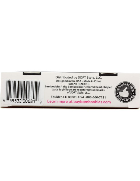 Discos de Lactancia Lavables Bamboobies Ultra Finos 4 Pzas