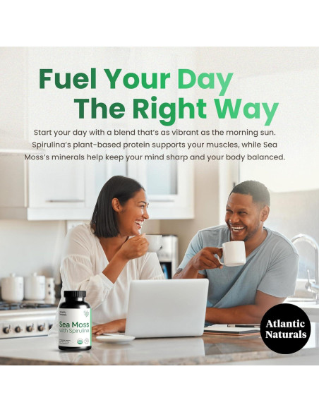 Cápsulas de Musgo Marino Irlandés Atlantic Naturals 120 ct