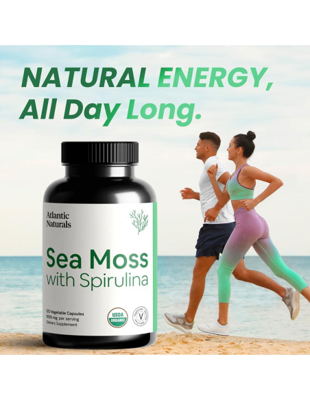Cápsulas de Musgo Marino Irlandés Atlantic Naturals 120 ct