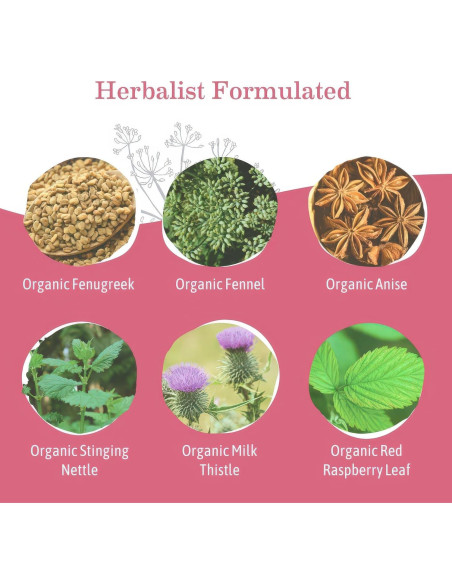 Té de Lactancia Orgánico Milkmaid Earth Mama - 16 Bolsitas x 3 Té de Lactancia Orgánico Milkmaid Earth Mama - 16 Bolsitas x 3