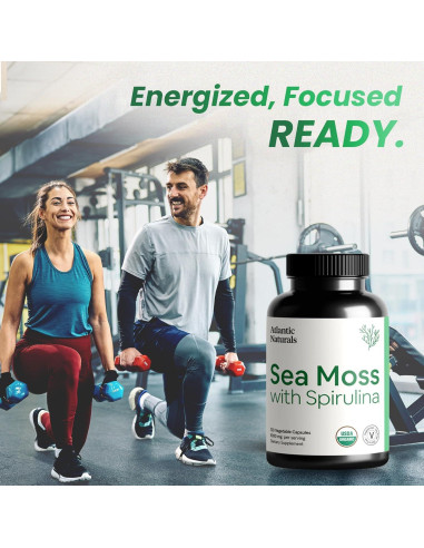 Cápsulas de Musgo Marino Irlandés Atlantic Naturals 120 ct