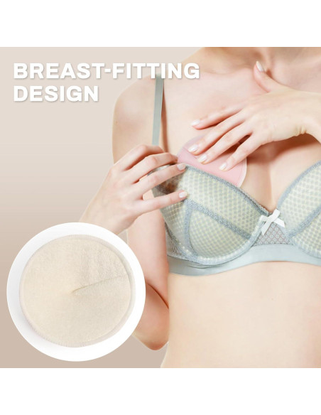 10 Almohadillas de Lactancia Reutilizables RAINFLOW 12 cm Multicolor