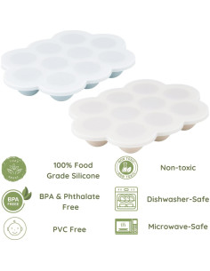 Bandeja de Silicona para Congelador PandaEar 2 Pack 30ml 2