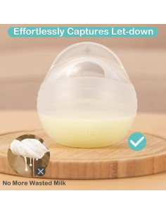 Colector de Leche Materna BumbleBee 90ml Silicona Reutilizable 2