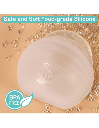 Colector de Leche Materna BumbleBee 90ml Silicona Reutilizable