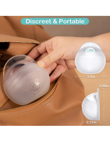 Colector de Leche Materna BumbleBee 90ml Silicona Reutilizable