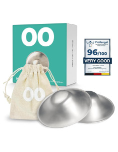 Copas de Lactancia de Plata LoveNoobs - Tamaño Regular