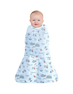 Saco de Dormir Swaddle HALO 100% Algodón Nemo Tie Dye 3-6 Meses 2