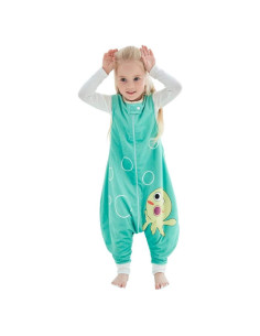 Saco de Dormir MICHLEY para Niños 5-6T Verde Sin Mangas