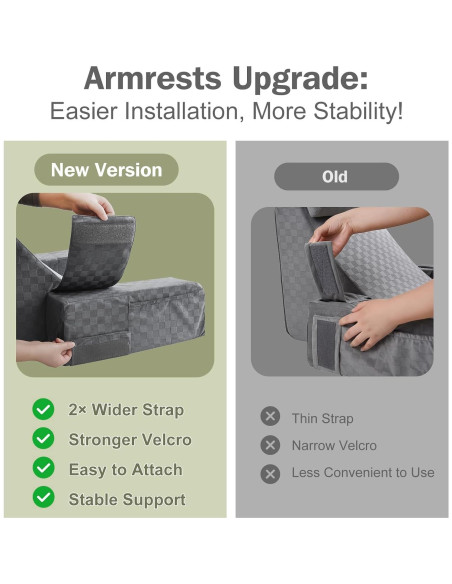 Cojín de Lectura Vekkia 19" Gris - Soporte Espalda Ajustable