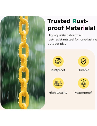 Columpio para Niños DECORLIFE Verde, Cesta 35cm, 150kg