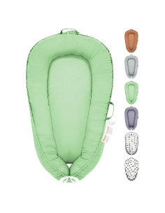 Cojín para Bebé Verde Claro 100% Algodón Suave y Transpirable