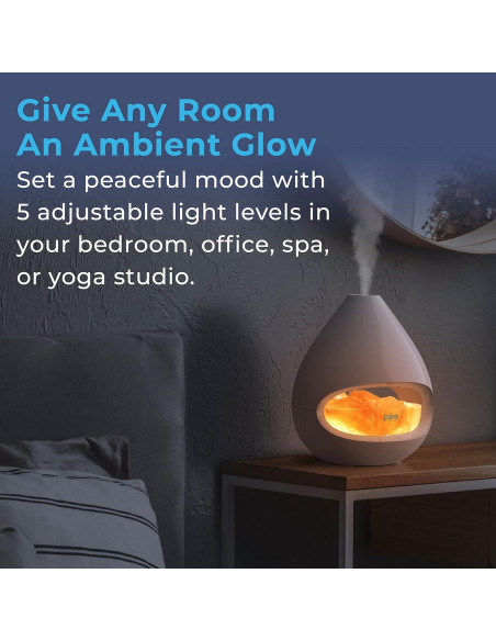 Lámpara de Sal del Himalaya Pure Enrichment 2 en 1 Difusor