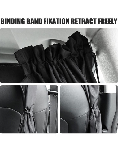 Cortinas de Privacidad para Automóviles Abizarch - 3 Piezas