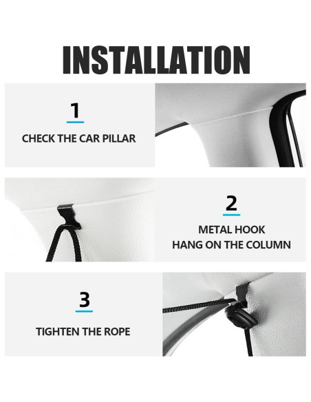 Cortinas de Privacidad para Automóviles Abizarch - 3 Piezas