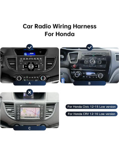 Arnés de Cable de Radio Honda CRV 2012-2016 + Adaptador Canbus 2