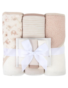 Conjunto de Toallas de Baño con Capucha Jessica Simpson 6 Piezas