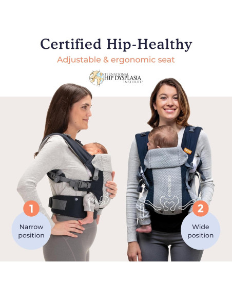 Portabebés Beco Gemini Cool Navy - Ergonómico 3.2-15.9 kg