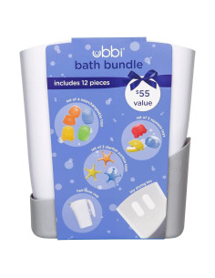 Conjunto de Juguetes de Baño Ubbi con Contenedor y Taza