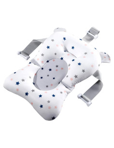 Asiento de Baño Portátil para Recién Nacidos - Almohadilla Flotante 3D