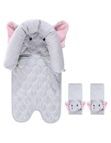 Inserto para Asiento de Auto Hudson Baby Unisex Elefante Bonito
