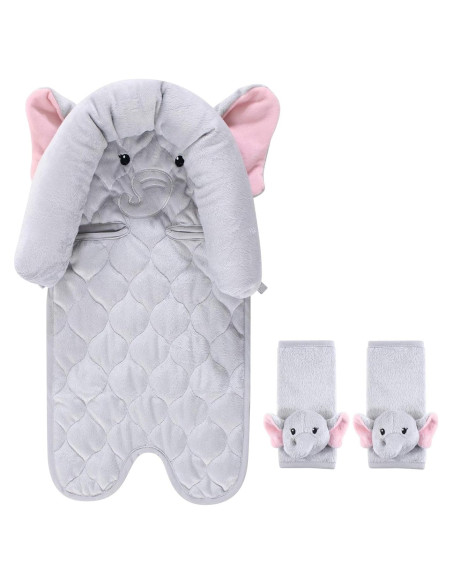 Inserto para Asiento de Auto Hudson Baby Unisex Elefante Bonito