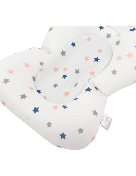 Cojín Antideslizante para Asiento de Baño Bebé Yosoo Estrellas Blancas