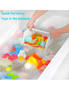 Organizador de Juguetes de Baño Ligereza 3 Piezas - Gran Capacidad 2