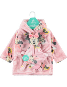 Bata de baño para bebé Disney Minnie Mouse 0-9 meses 2