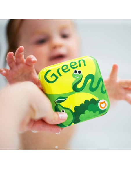 BabyBibi Libros Flotantes para Baño - Juego de 4 Colores