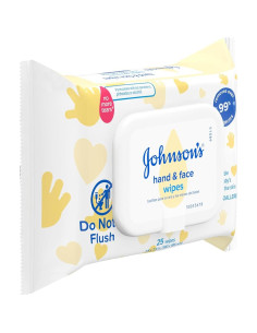 Toallitas desechables Johnson's Baby 25 unidades hipoalergénicas 2