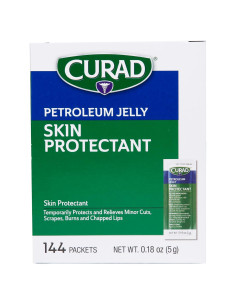 CURAD Vaselina Jelly 144 Paquetes - Protector Piel Seca