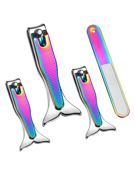 Conjunto de Cortadores de Uñas Sirena 4 Piezas Honoson