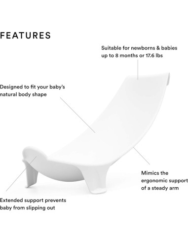 Soporte para Recién Nacidos Stokke Flexi Bath Blanco - Hasta 8 meses
