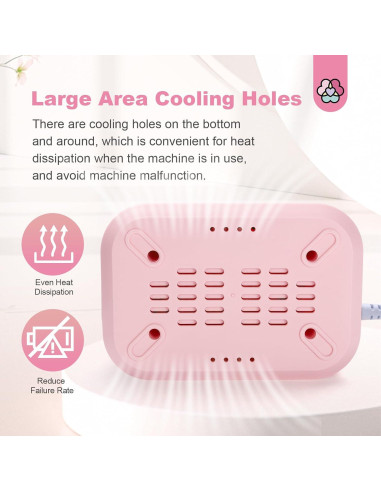 Esterilizador de Herramientas de Uñas Saviland Rosa 185C