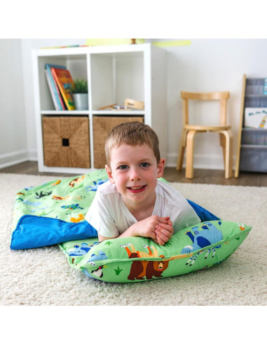 Manta de Siesta Wildkin para Niños - Animales Salvajes 127x51cm