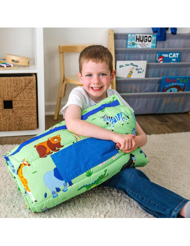 Manta de Siesta Wildkin para Niños - Animales Salvajes 127x51cm