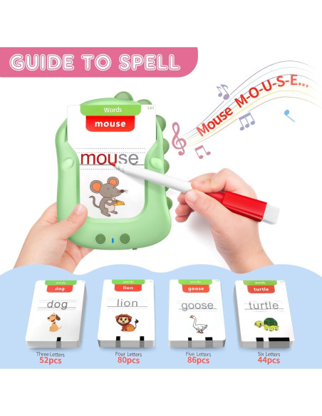 Tarjetas de Flash Interactivas Brakverla para Niños 3-8 Años Tarjetas de Flash Interactivas Brakverla para Niños 3-8 Años