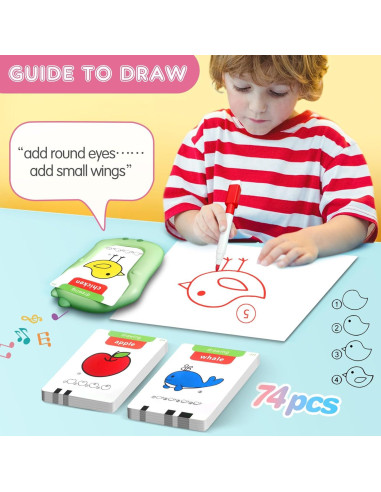 Tarjetas de Flash Interactivas Brakverla para Niños 3-8 Años