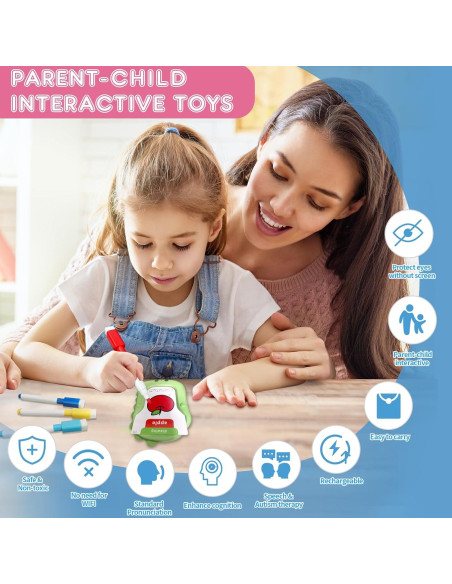 Tarjetas de Flash Interactivas Brakverla para Niños 3-8 Años Tarjetas de Flash Interactivas Brakverla para Niños 3-8 Años