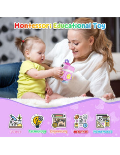 Juguetes Montessori Dinosaurio OSIMILY para Niños 1-3 Años 2