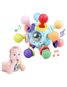 Juguete de Dentición Sensory para Bebés - Silicona Montessori 0-12 Meses